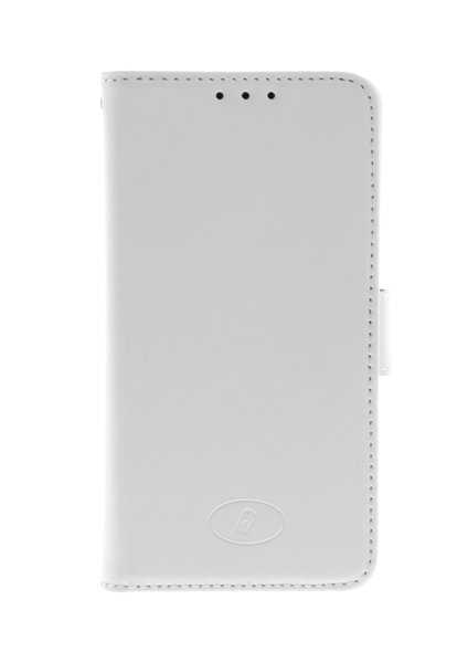 Insmat Exclusive - L&auml;pp&auml;kansi matkapuhelimelle - aito nahka - valkoinen malleihin Microsoft Lumia 550