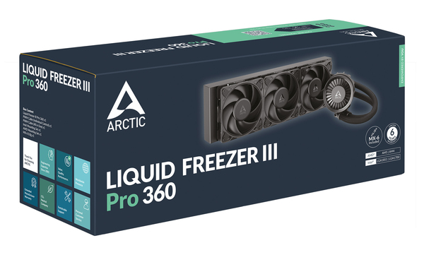 Arctic Liquid Freezer III Pro 360 - liquid cooler, Black