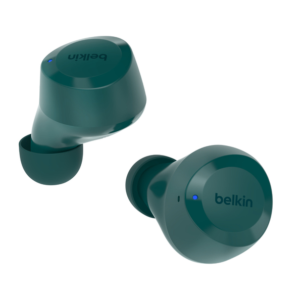 Belkin SoundForm Bolt TWS -langattomat nappikuulokkeet, Tumman Sinivihre&auml;