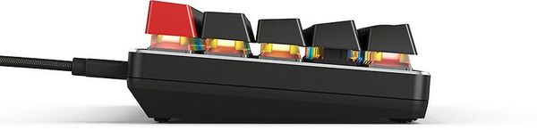 Glorious GMMK Compact Red Gateron - speltangentbord, svart