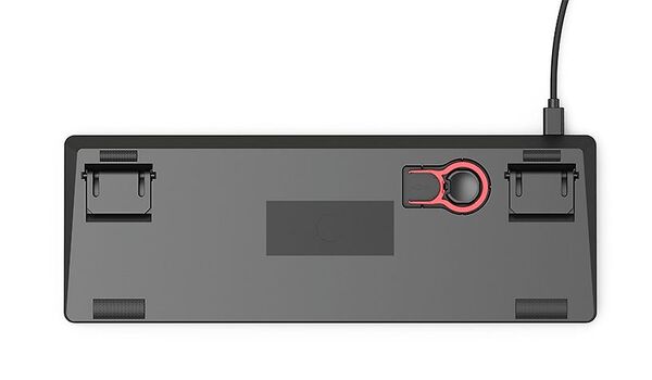 Glorious GMMK Compact Red Gateron - speltangentbord, svart