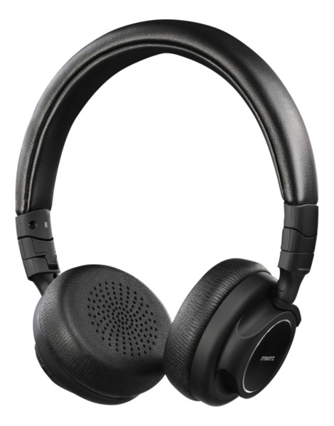 STREETZ Bluetooth travel headset, Bluetooth 4.1, resefodral, svart