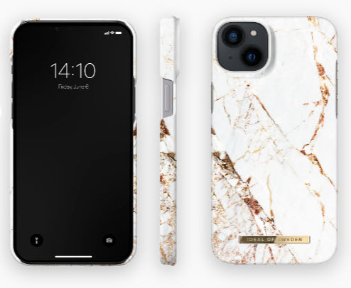 iDeal of Sweden Fashion Case, iPhone 14 Plus - Case, Carrara Gold