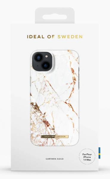 iDeal of Sweden Fashion Case, iPhone 14 Plus - Case, Carrara Gold