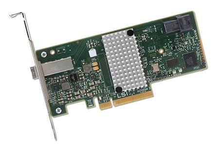 LSI Avago 4-Port Int, 4-Port Ext, 12Gb/s SATA+SAS, PCIe3.0 HBA