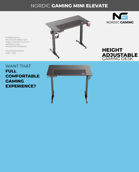 Nordic Gaming Mini Elevate - spelbord