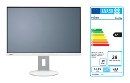 Fujitsu 24" P24-9, WUXGA, IPS - monitor, Grey