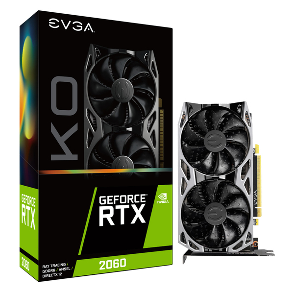 EVGA GeForce RTX 2060 KO Ultra 6 Gt -n&auml;yt&ouml;nohjain