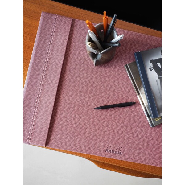 Rhodiarama desk blotter 60x40cm Amarante
