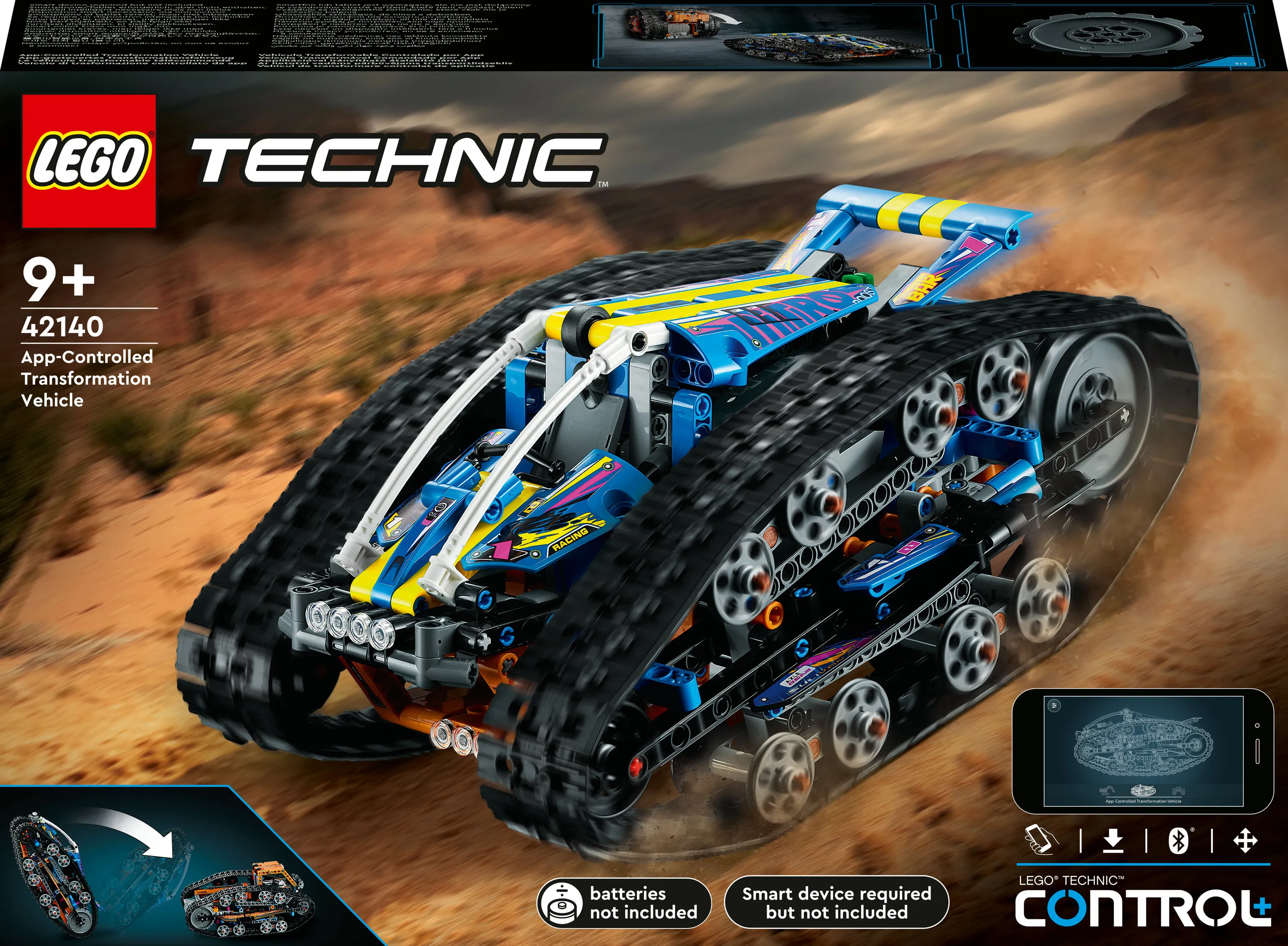 Lego Technic App-Controlled Transformation Vehicle 42140