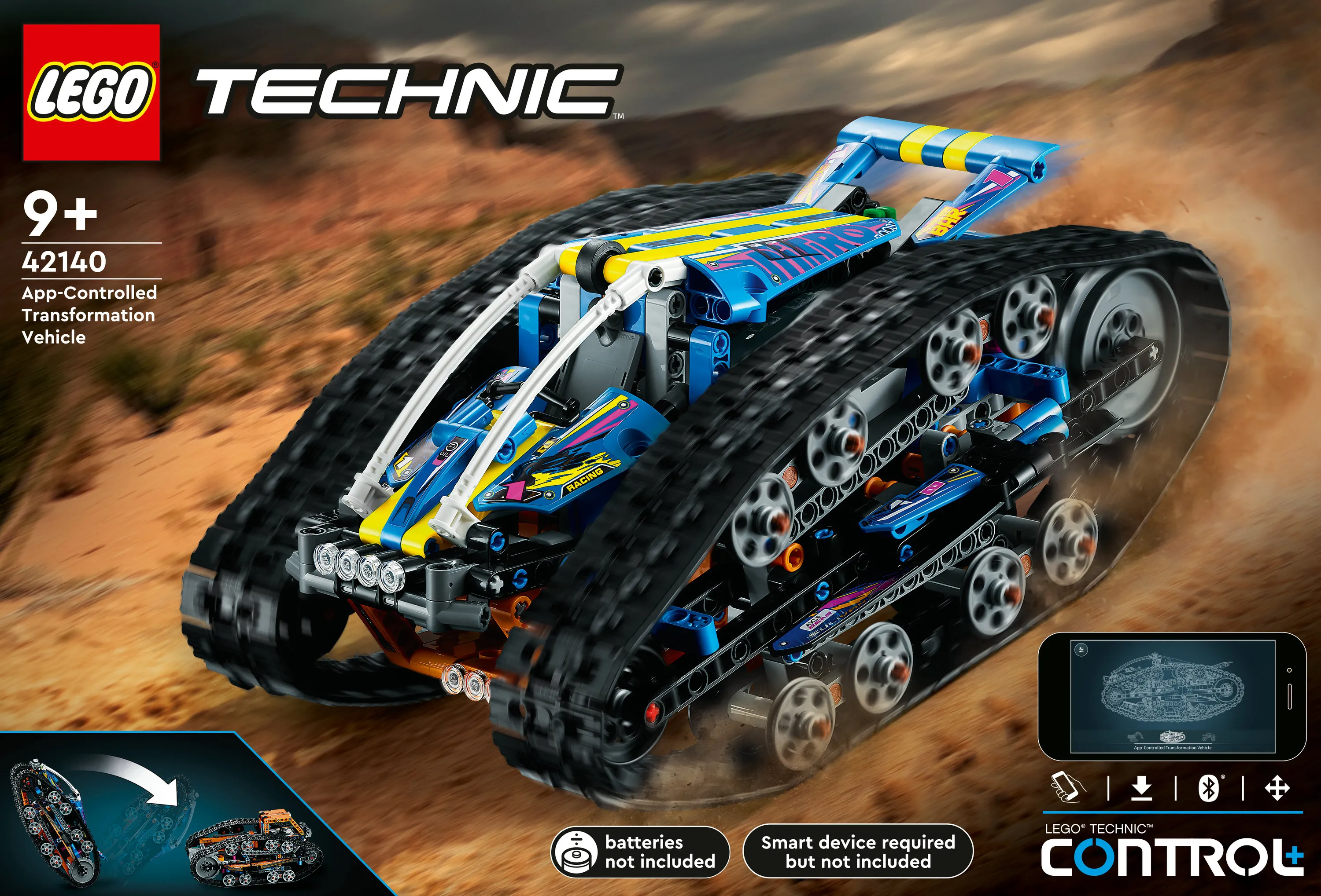Lego Technic App-Controlled Transformation Vehicle 42140