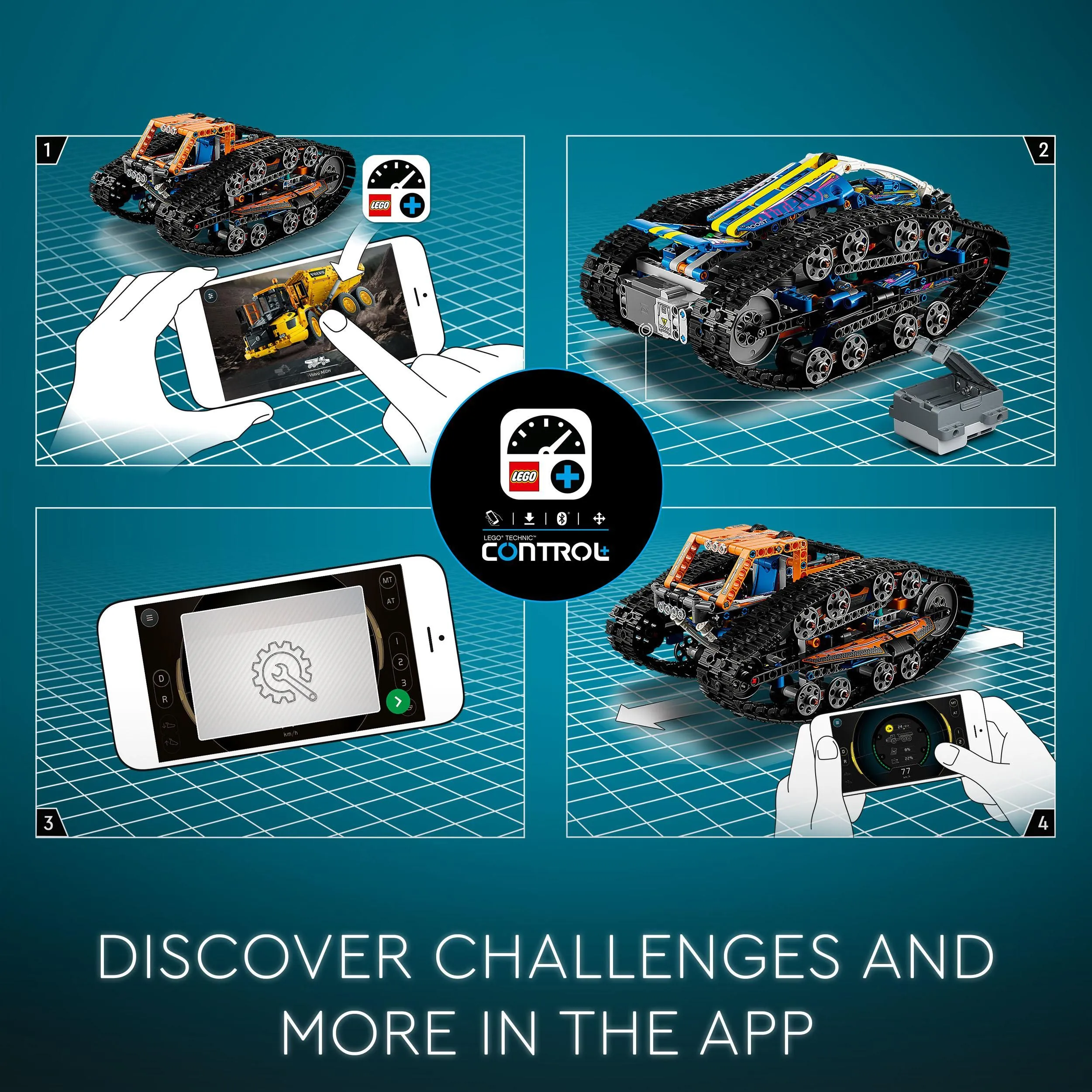Lego Technic App-Controlled Transformation Vehicle 42140