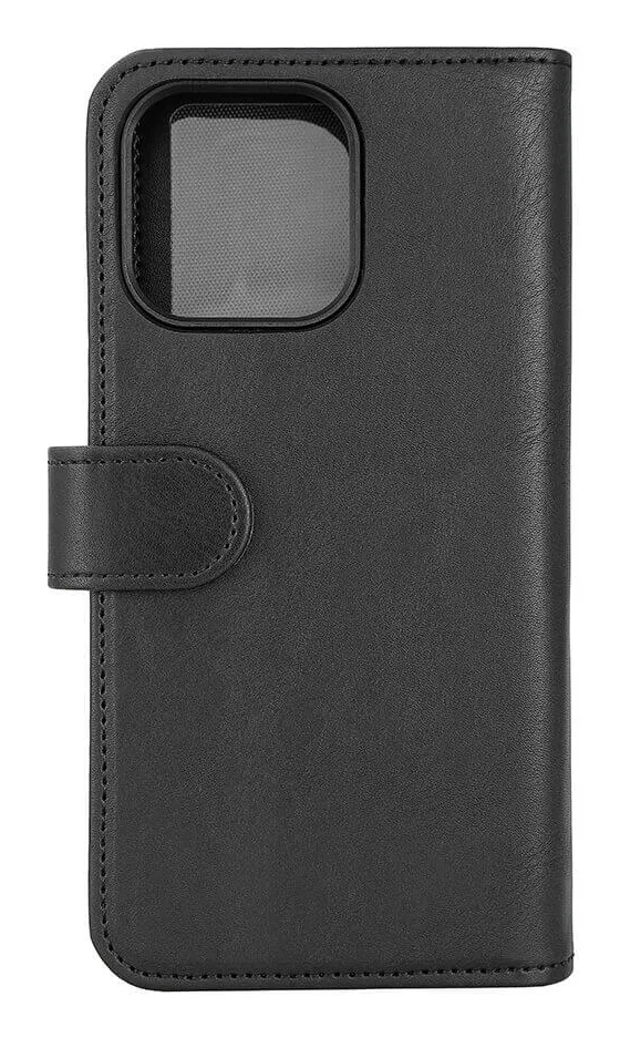 GEAR Wallet 7 Cards MagSeries, iPhone 15 Pro Max - 2-in-1 Wallet Case, Black