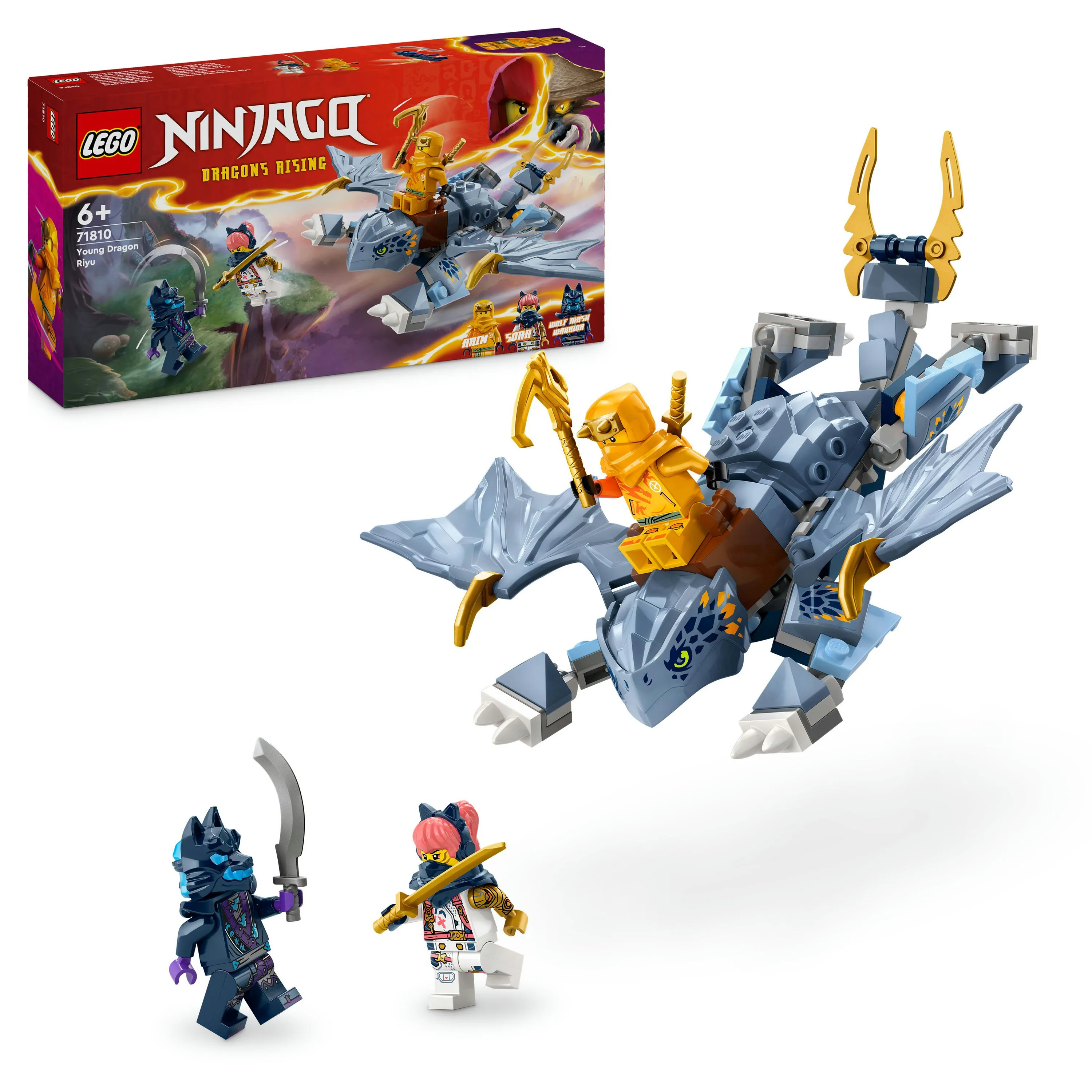 LEGO NINJAGO Pikkuinen Riyu-lohik&auml;&auml;rme 71810