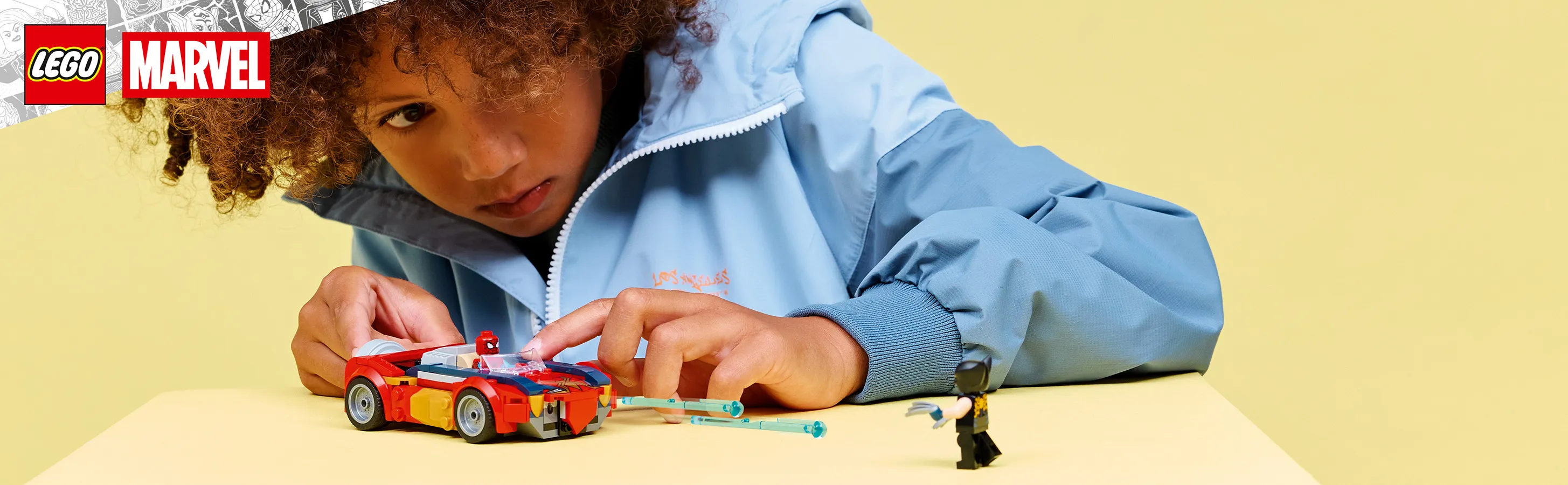 LEGO Marvel Spider-Manin auto vastaan Venomiksi muuttunut Wolverine 76336