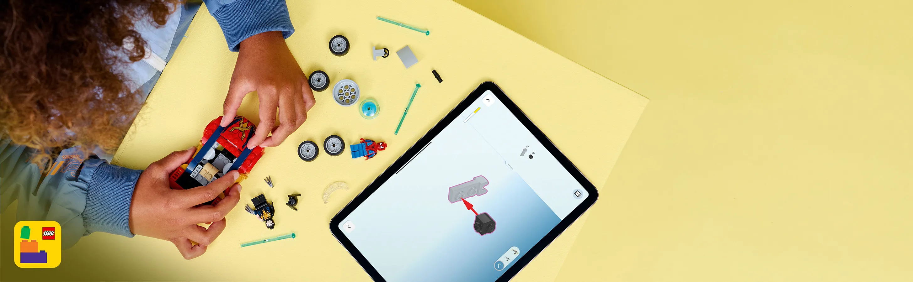 LEGO Marvel Spider-Manin auto vastaan Venomiksi muuttunut Wolverine 76336