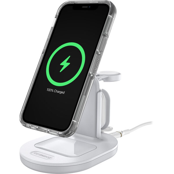 OtterBoxMultiDeviceWirelesChargeStandWHT - (ei palautusoikeutta)