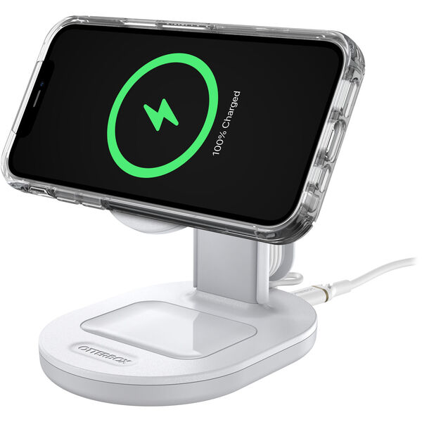 OtterBoxMultiDeviceWirelesChargeStandWHT - (ei palautusoikeutta)