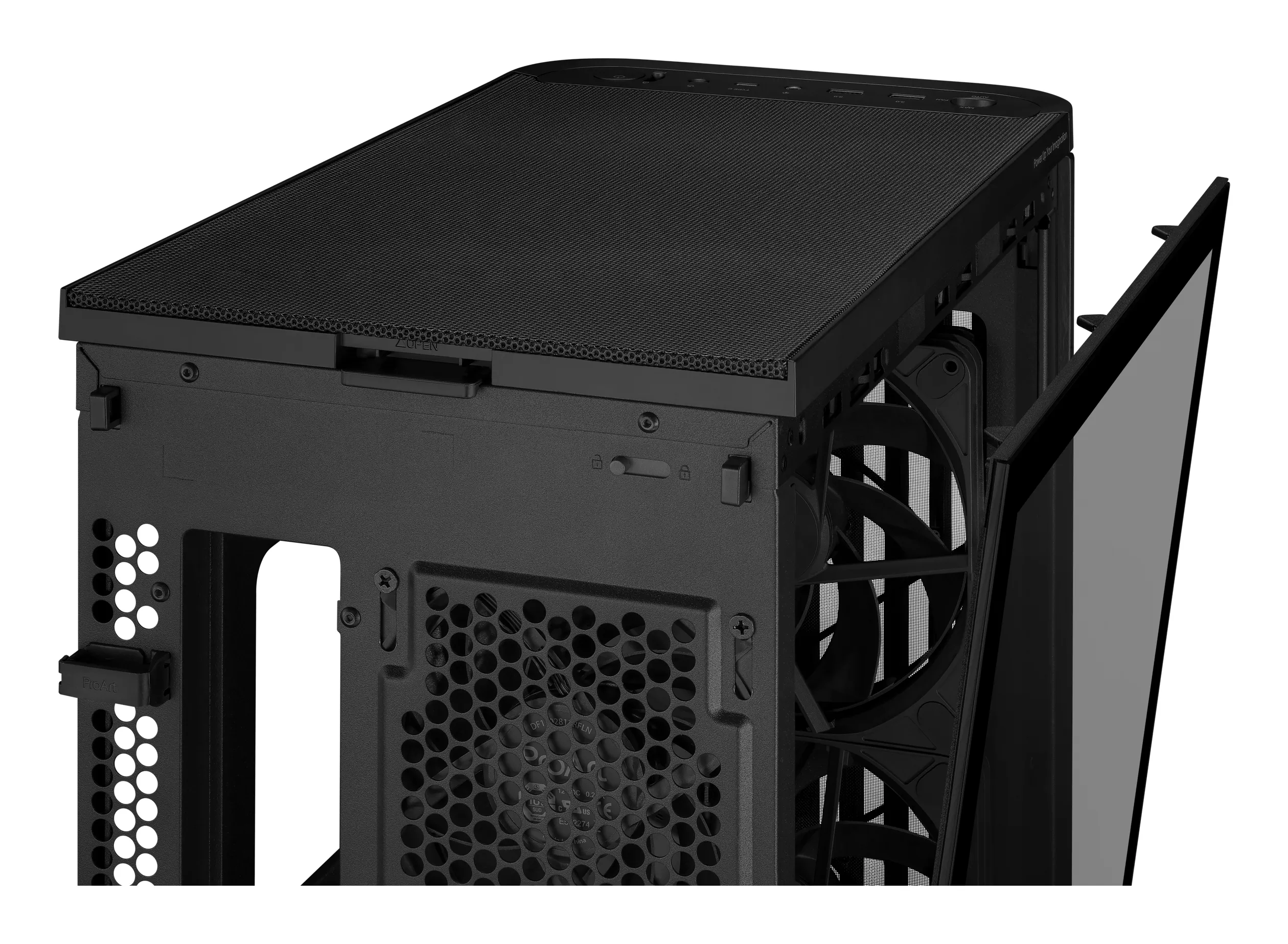 Asus ProArt PA401 Wood Edition, PWM - midi case, window, black