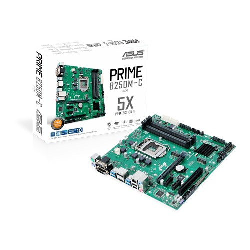 Asus PRIME B250M-C, mATX -emolevy