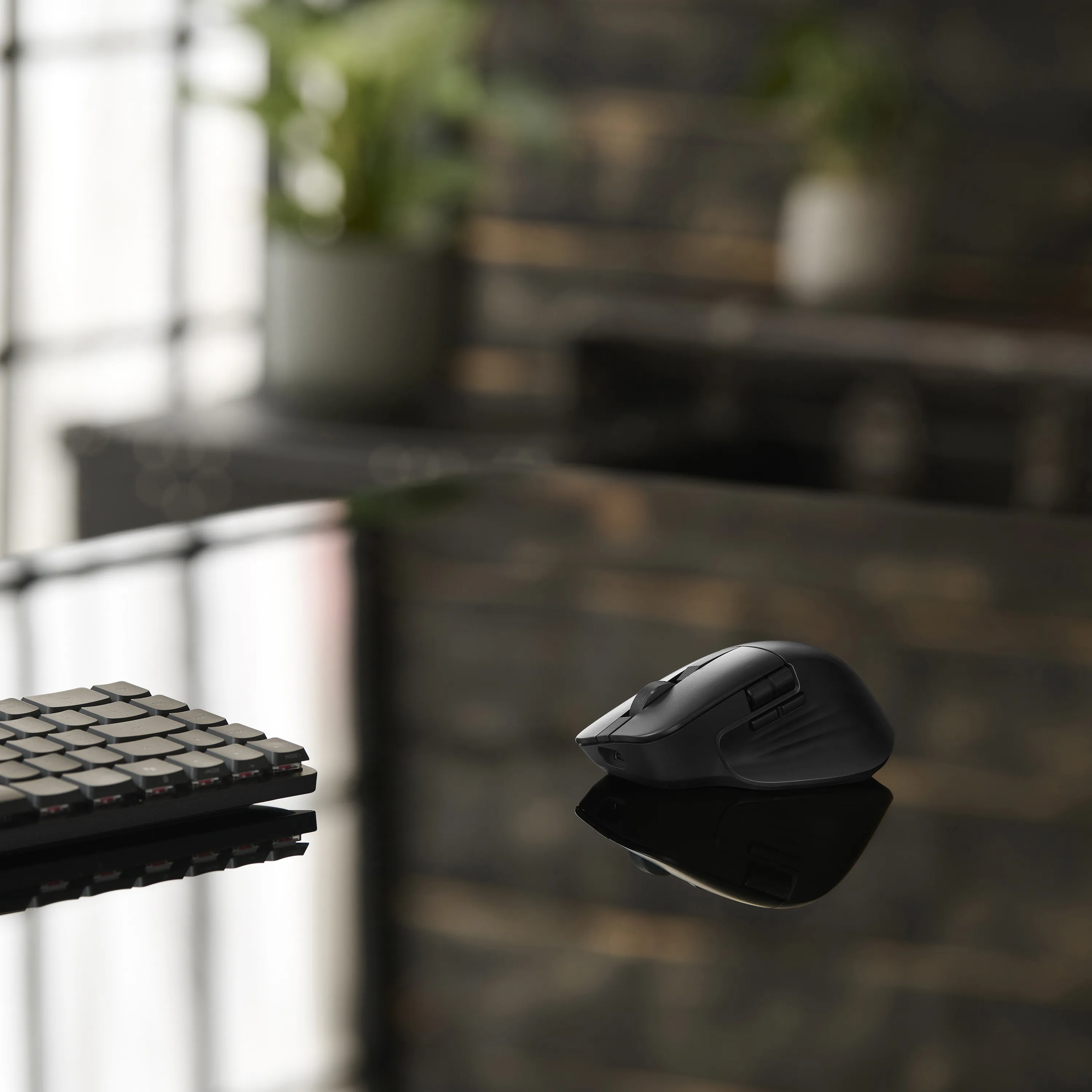 ASUS ProArt MD301 tr&aring;dl&ouml;s ergonomisk mus, svart