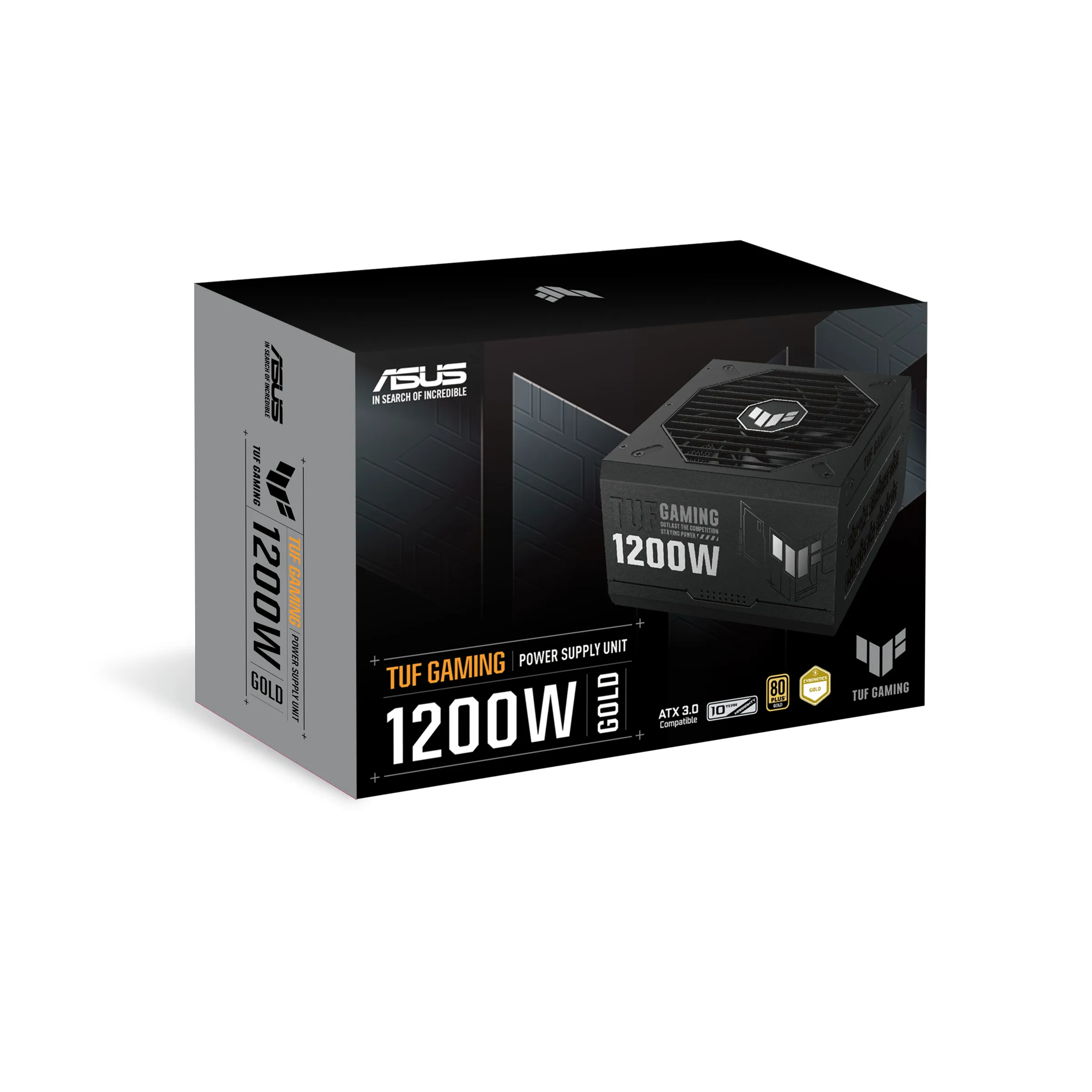 Asus TUF GAMING 1200W - n&auml;taggregat, 80 Plus Gold