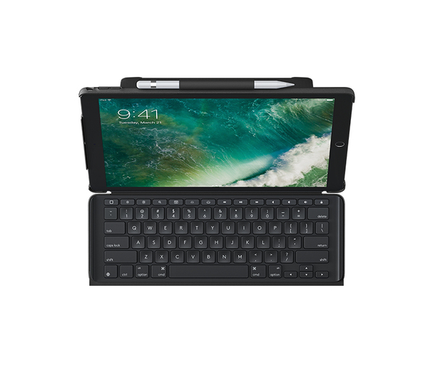 Logitech SLIM COMBO with detachable keyboard + Smart Connector f. iPad Pro 32,8cm/12.9 inch (1. + 2. generation) BLACK (PAN) NORDIC