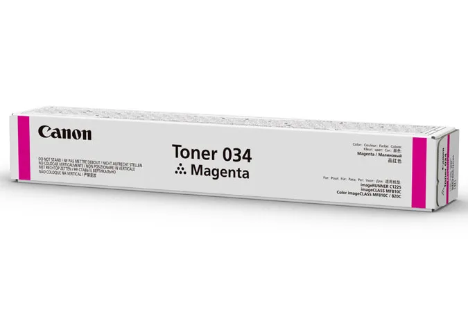 Canon 034 lasertoner, magenta