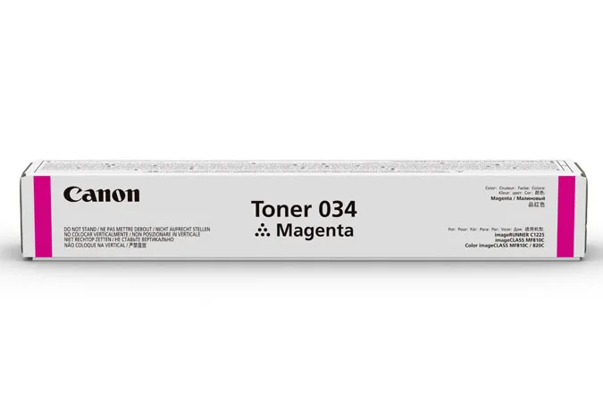 Canon 034 lasertoner, magenta