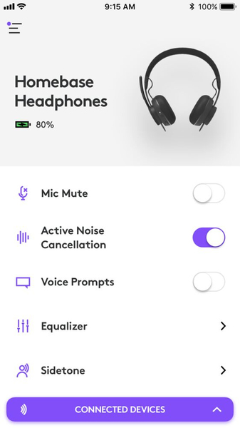 Logitech Zone Wireless Plus -wireless headset, graphite