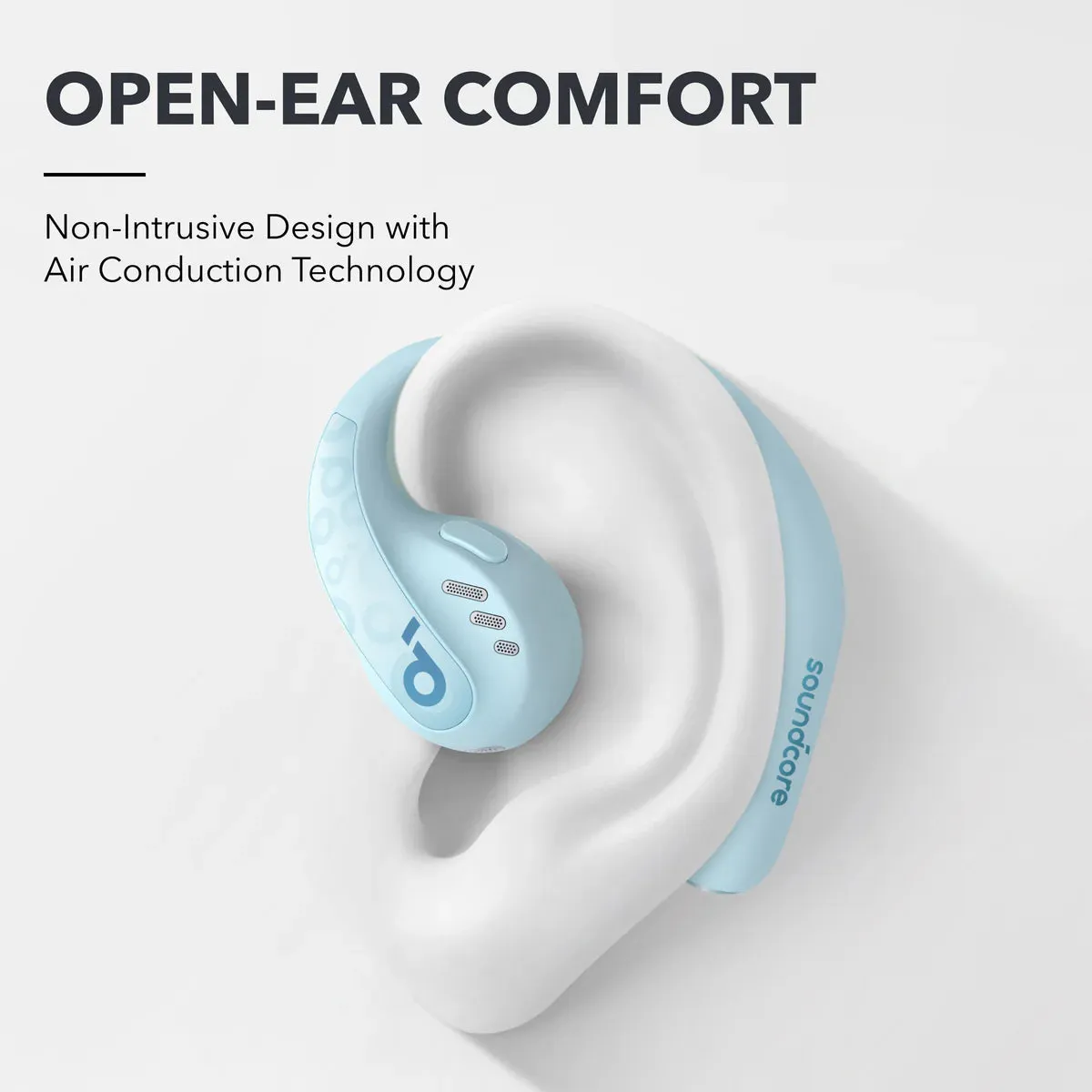 Anker Soundcore AeroFit Pro - trådlösa in-ear hörlurar, Blå
