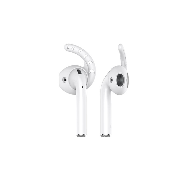 Sovitekumit AirPod-nappikuulokkeisiin, valkoinen