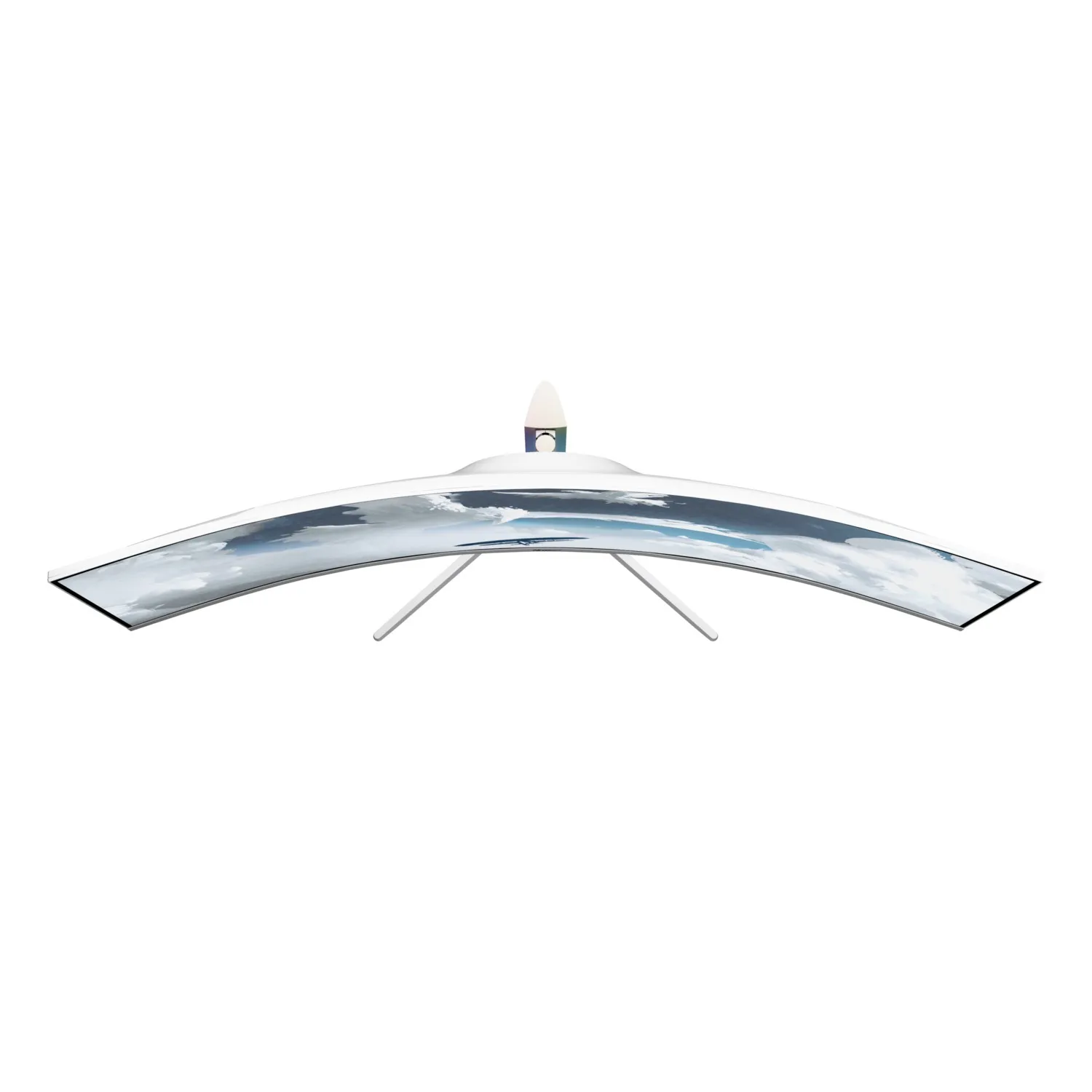 Arozzi 49&quot; Nova. UWQHD, 165Hz, 1ms, VA - curved spelsk&auml;rm, Vit