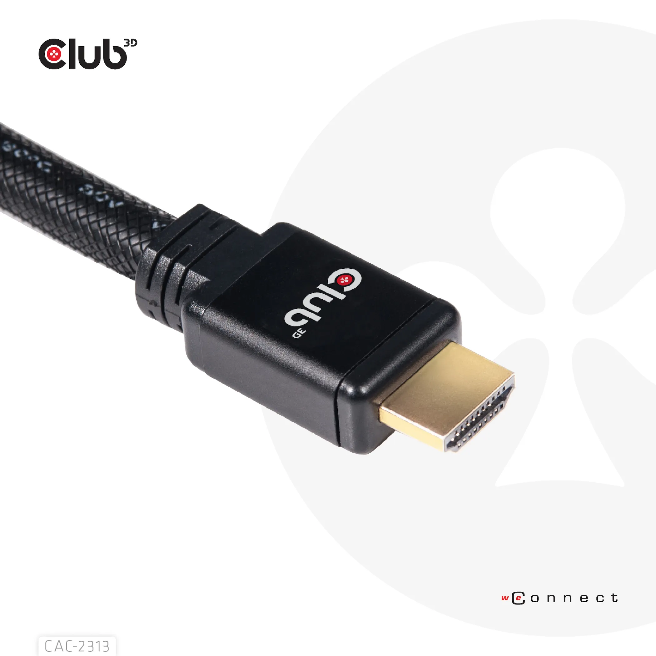 Club 3D  HDMI &ndash; HDMI 2.0 - kabel, 10 m, Svart