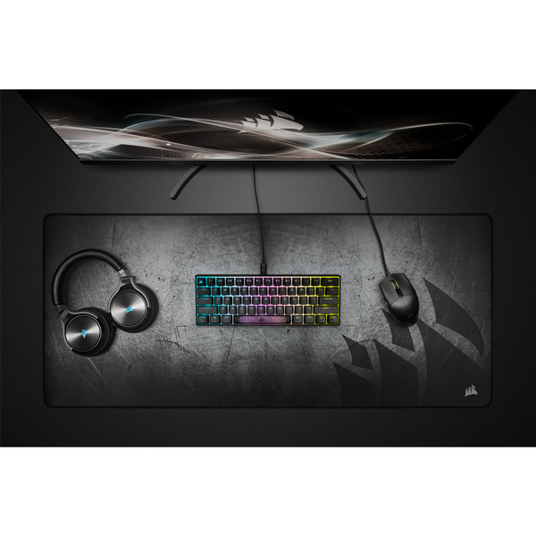 Corsair K65 RGB MINI 60% - mechanical gaming keyboard, Cherry MX Red, black