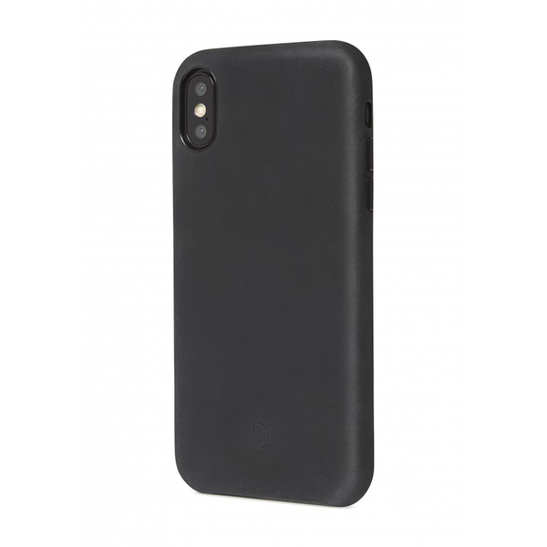 Decoded - Leather Back Cover for iPhone Xs Max Black