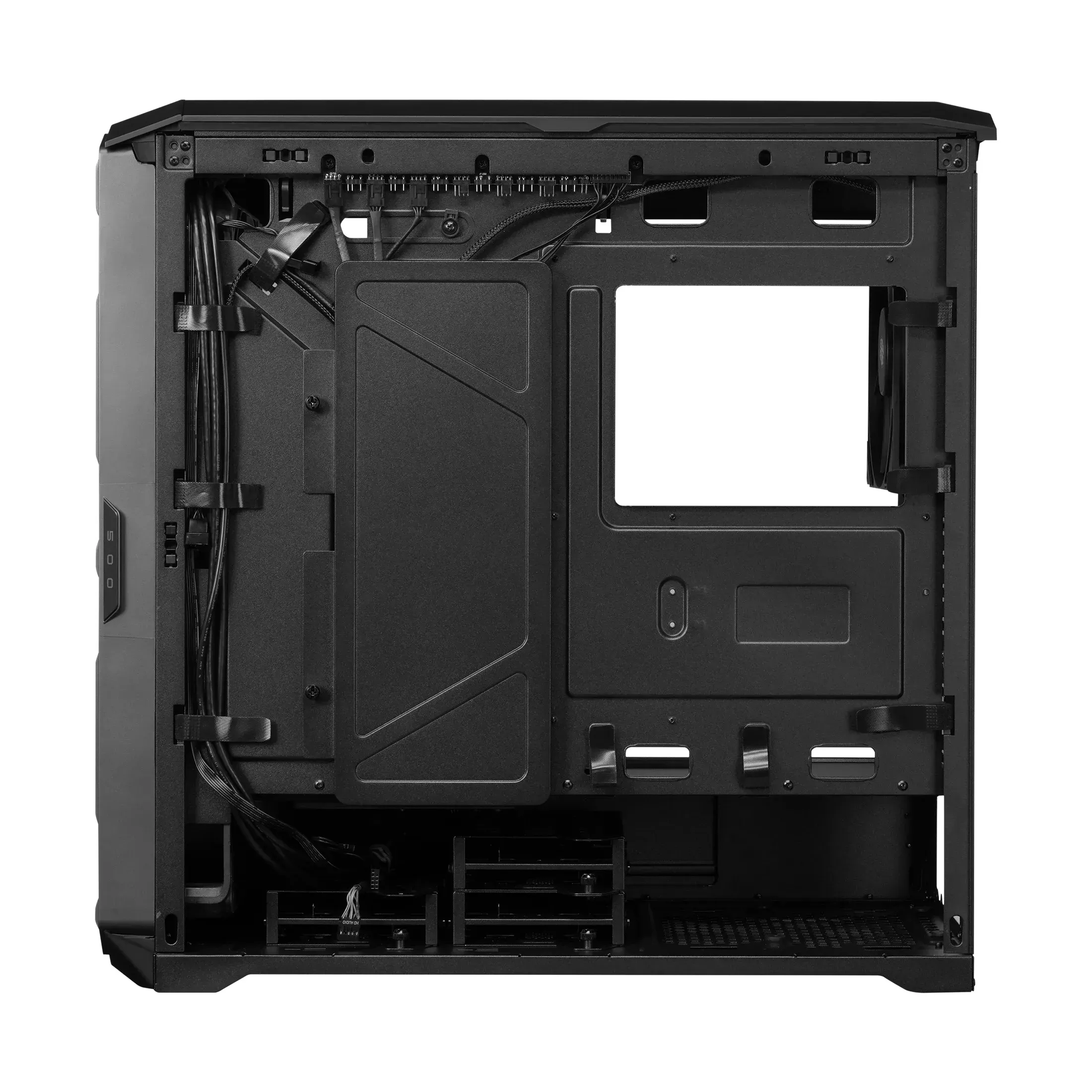 Cooler Master HAF II 500 Midi-Tower Case with window, Black