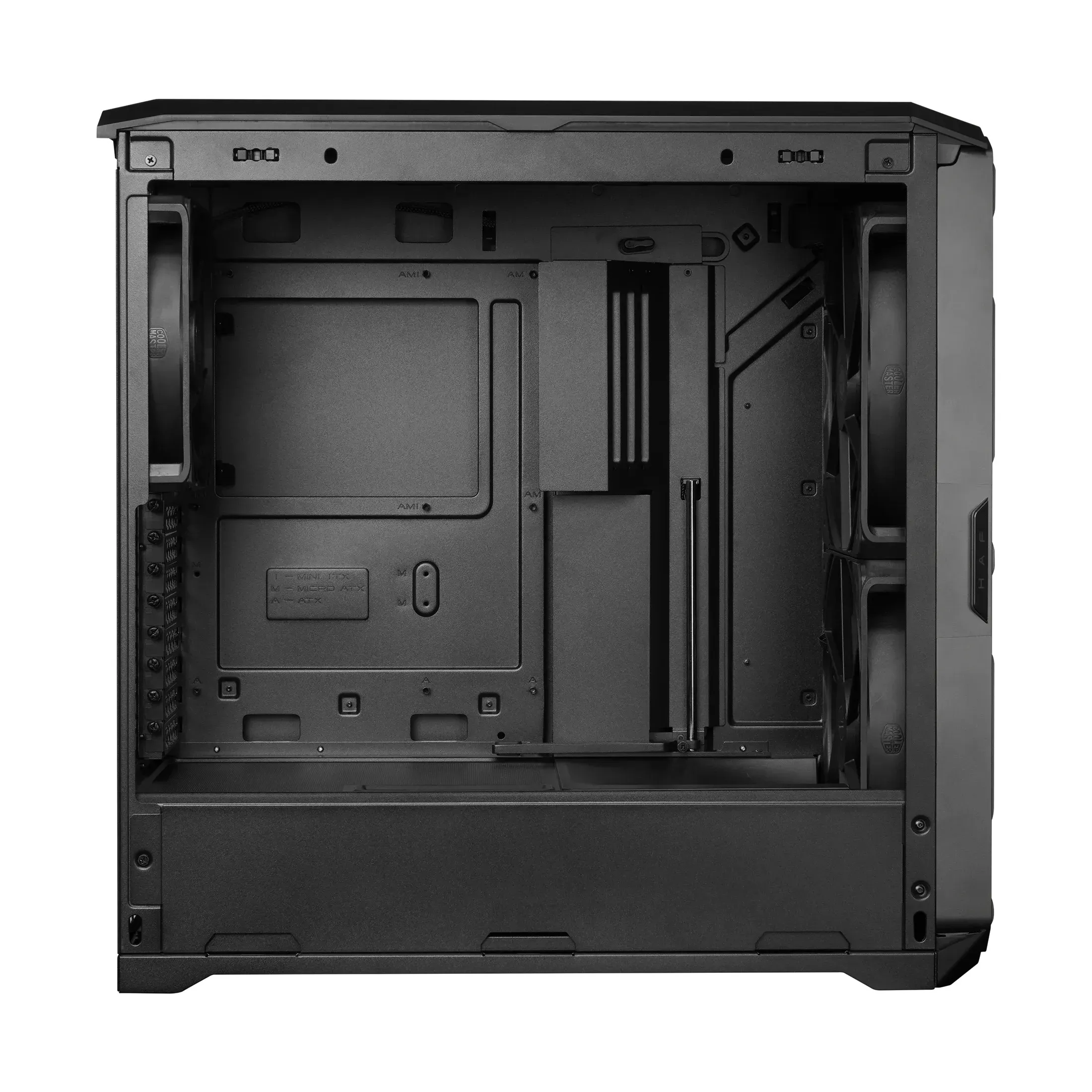 Cooler Master HAF II 500 Midi-Tower Case with window, Black