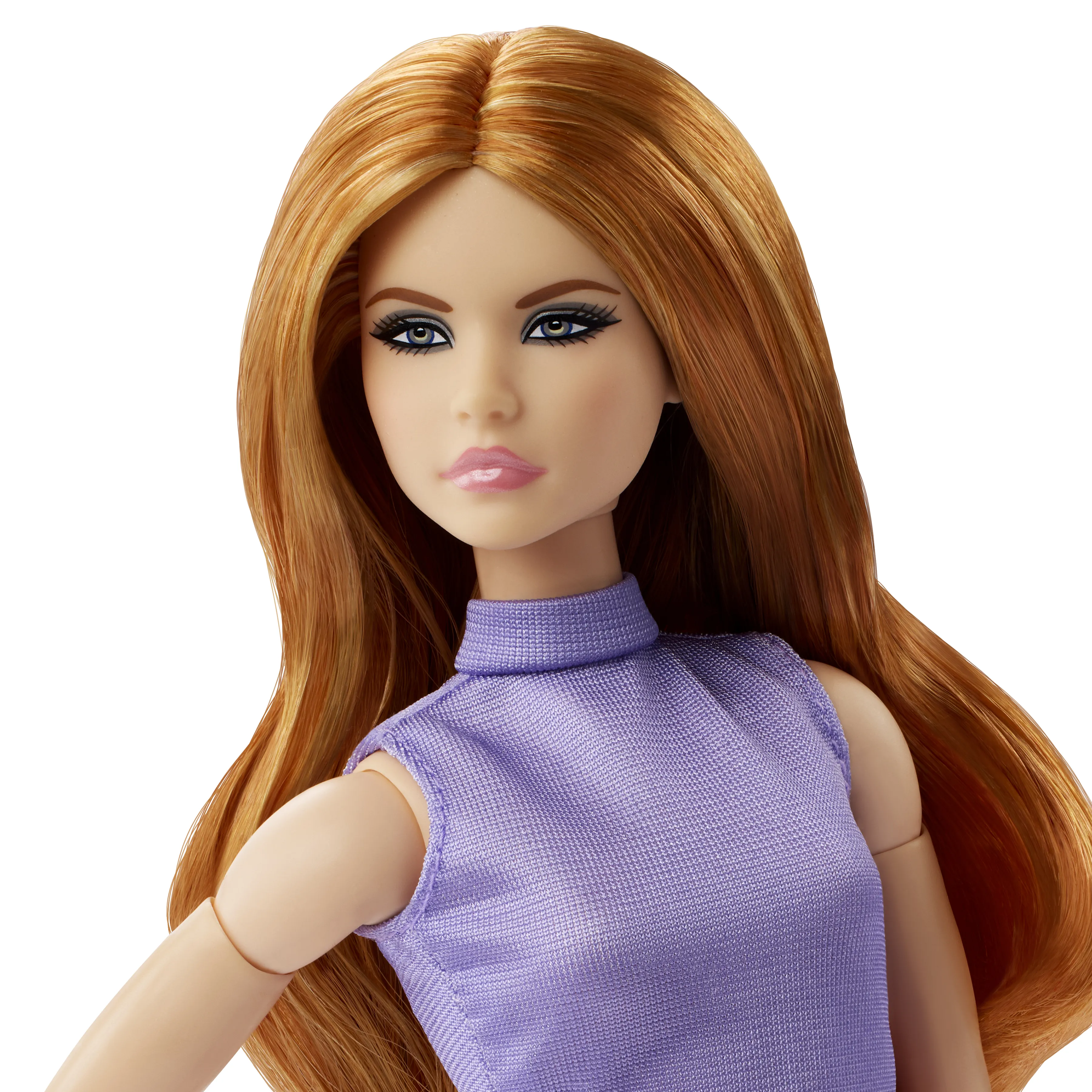 Mattel Barbie Signature Looks 20 - Red Head, Blue Skirt Outfit