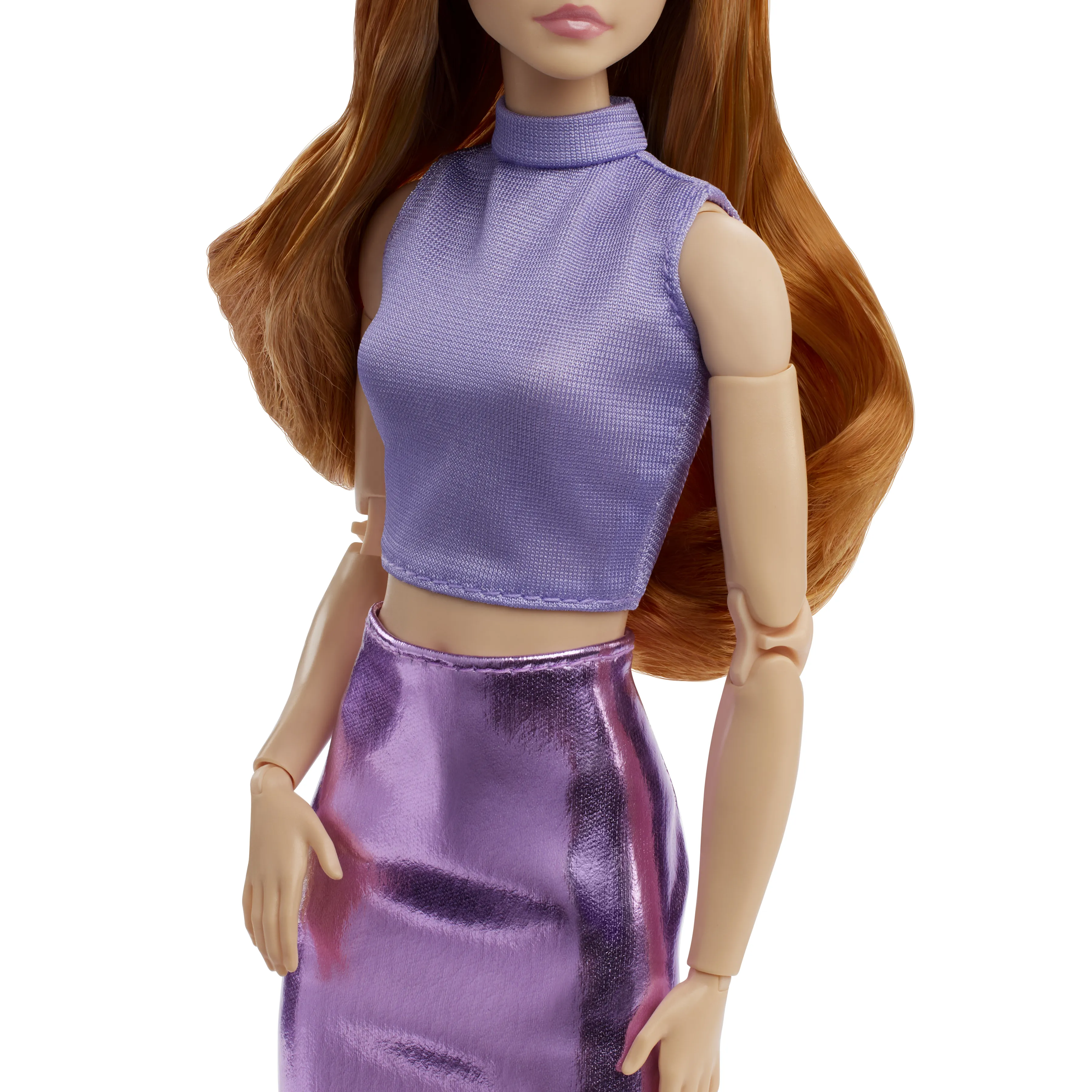 Mattel Barbie Signature Looks 20 - Red Head, Blue Skirt Outfit