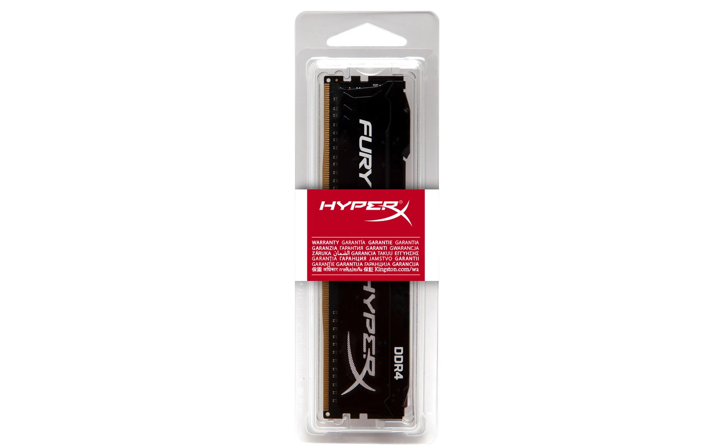 Kingston HyperX Fury 8GB (1 x 8GB) DDR4 2933 MHz, CL17 Memory (XMP)