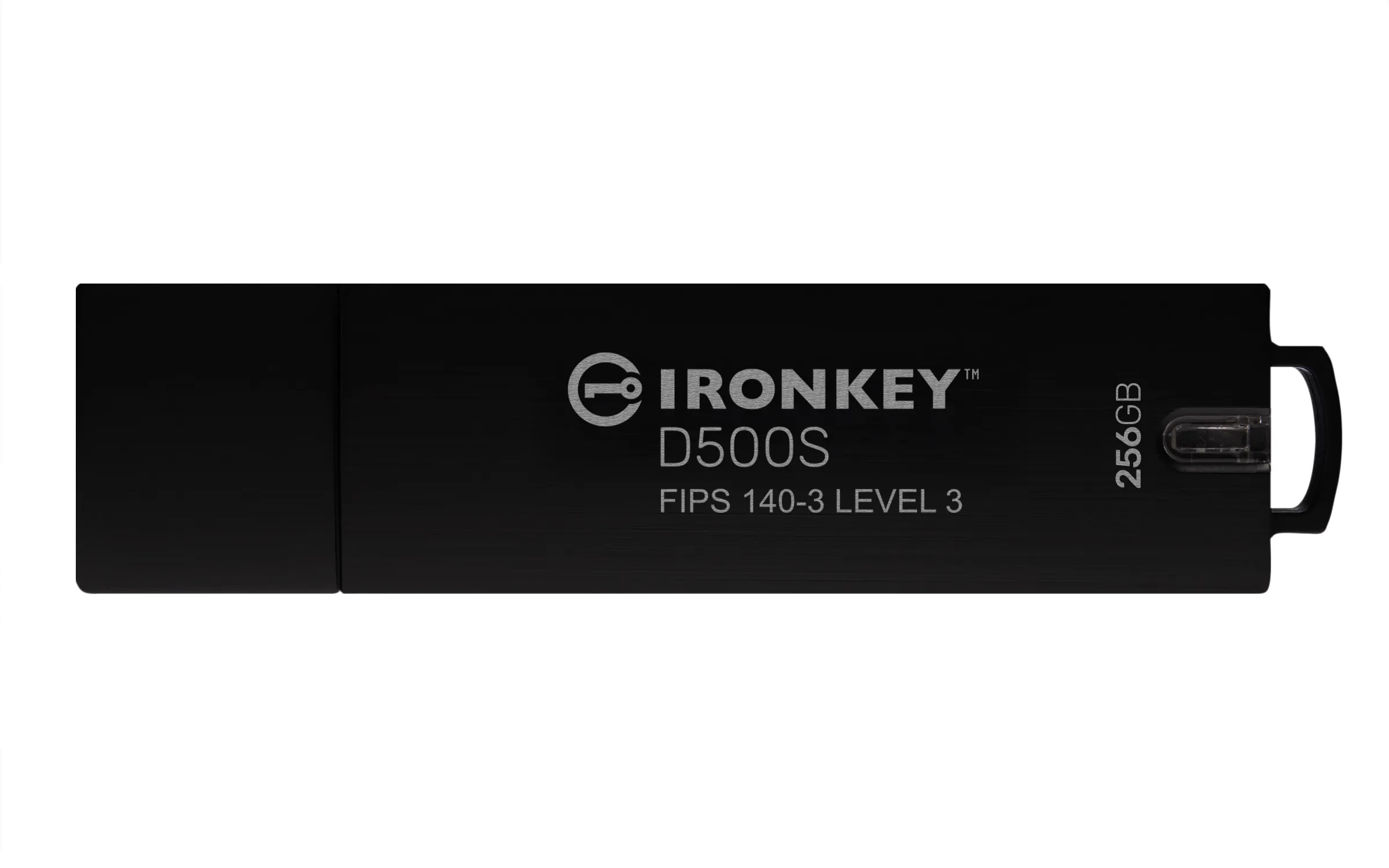 Kingston IronKey D500S USB 3.2 Gen 1 256GB memory stick, Black