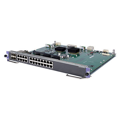 HPE SC Module - Laajennusmoduuli - Gigabit Ethernet x 24 + 4 x jaettu SFP malleihin HPE 7502, 7503, 7503-S Switch with 1 Fabric Slot, 7506, 7506-V, 7510