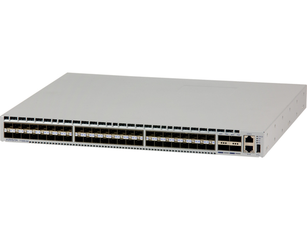 Arista 7150S-64 - Kytkin - L4 - Hallinnoitu - 48 x 10 Gigabit SFP+ + 4 x 40 Gigabit QSFP+ - r&auml;kkiin asennettava
