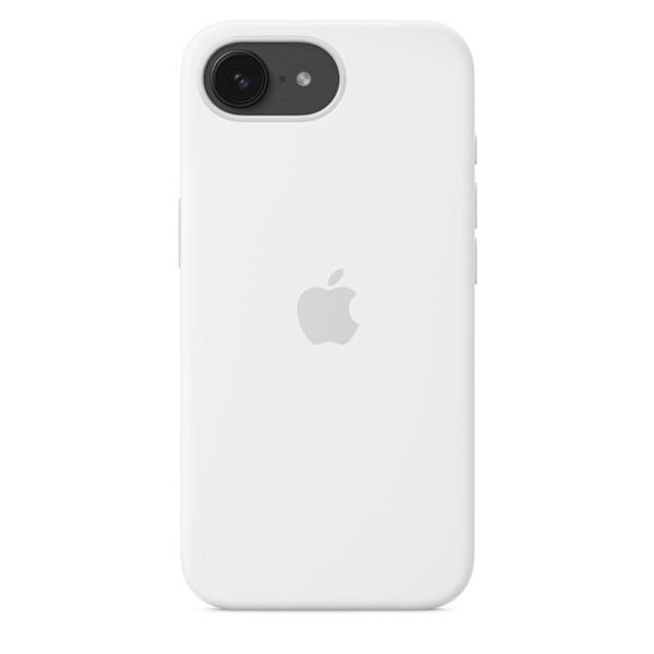 Apple iPhone 16e - silicone case, White