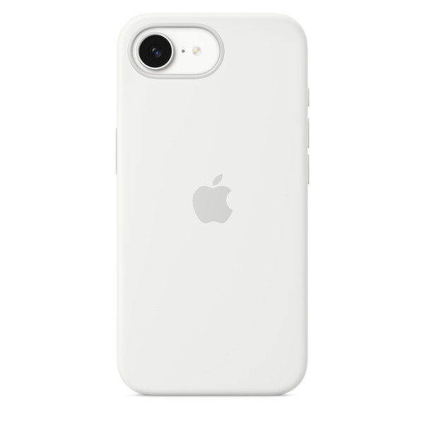 Apple iPhone 16e - silicone case, White