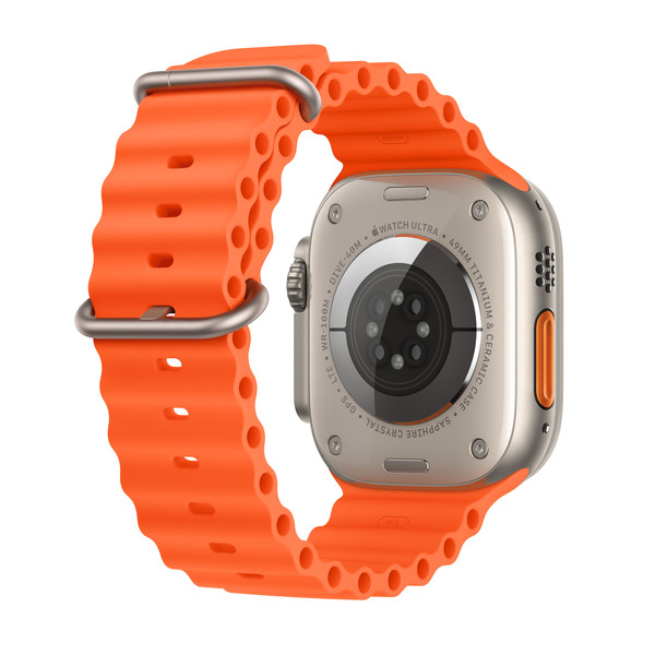 Apple Watch Ultra 2 GPS + Cellular, 49mm Titanium Case, Ocean Band, Orange