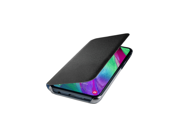 SAMSUNG WALLET COVER (GALAXY A40 BLACK)