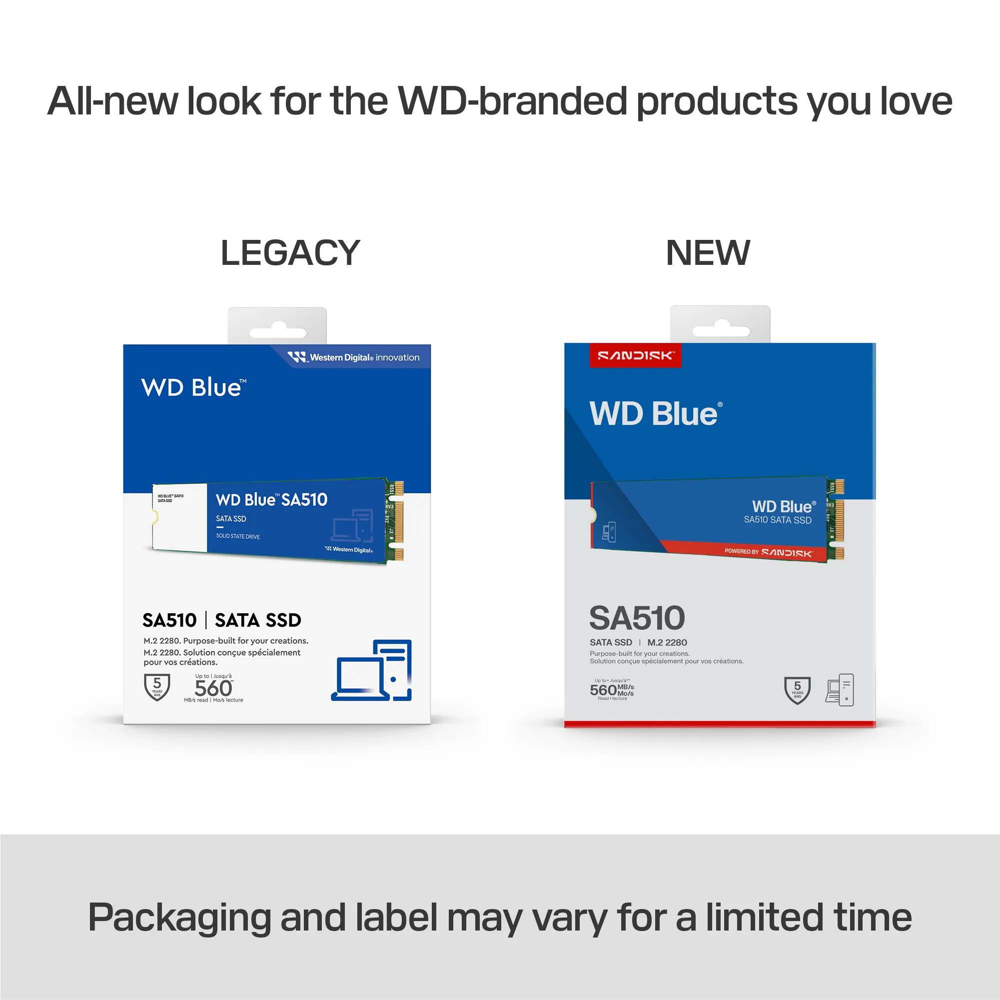 WD Blue SA510 2TB M.2 SATA SSD