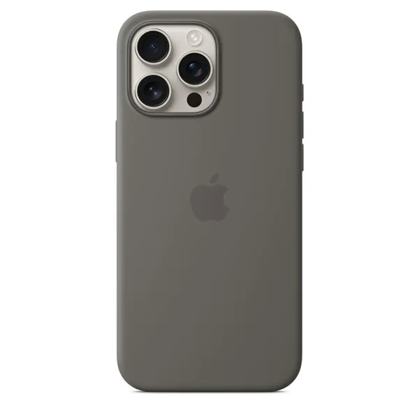 Apple iPhone 16 Pro Max, MagSafe -silikonikuori, Liuskeen­harmaa